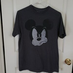Disney Gray Mickey Mouse Short Sleeve Tee